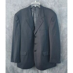 SANTORELLI‎ ERMENEGILDO ZEGNA TROFEO Men's 46R Gray Wool Blazer Made in Italy